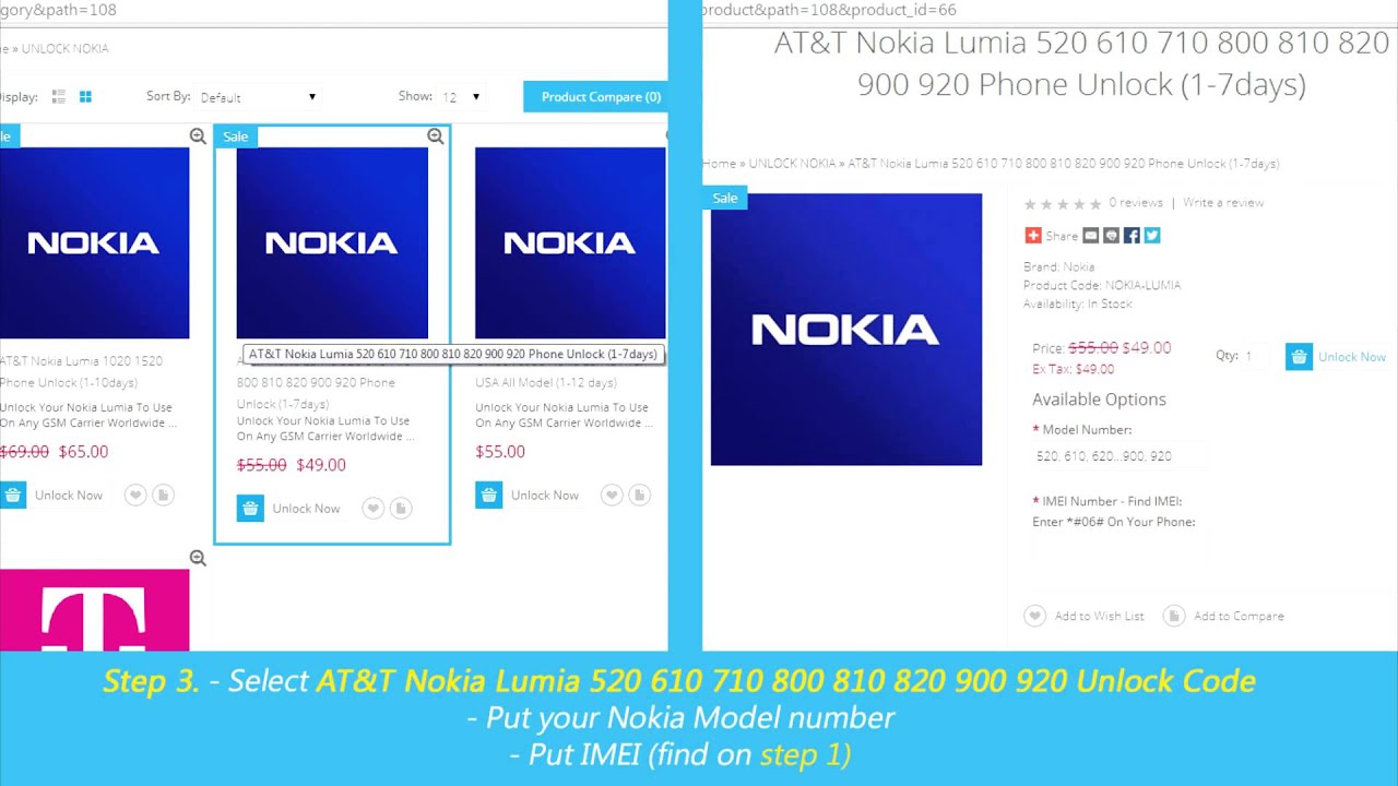 Get Free Unlock Code For Nokia Lumia 520