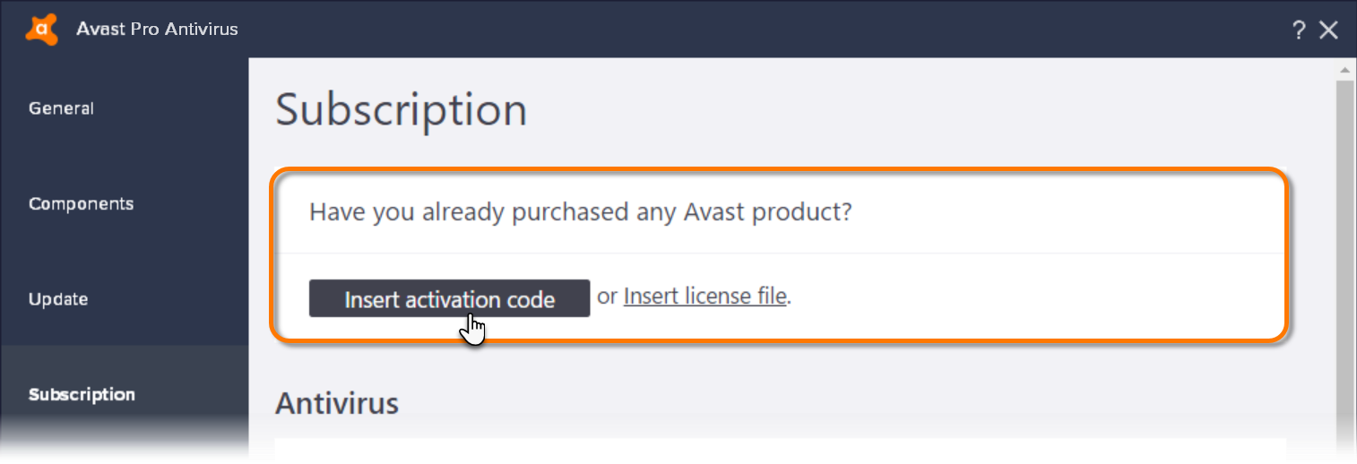 Avast pro free activation code